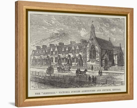 The Sleddall Victoria Jubilee Almshouses and Church, Kendal-Frank Watkins-Framed Premier Image Canvas