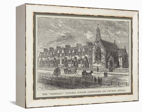 The Sleddall Victoria Jubilee Almshouses and Church, Kendal-Frank Watkins-Framed Premier Image Canvas