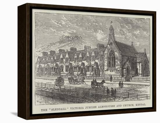 The Sleddall Victoria Jubilee Almshouses and Church, Kendal-Frank Watkins-Framed Premier Image Canvas