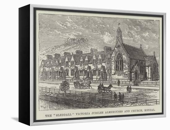 The Sleddall Victoria Jubilee Almshouses and Church, Kendal-Frank Watkins-Framed Premier Image Canvas