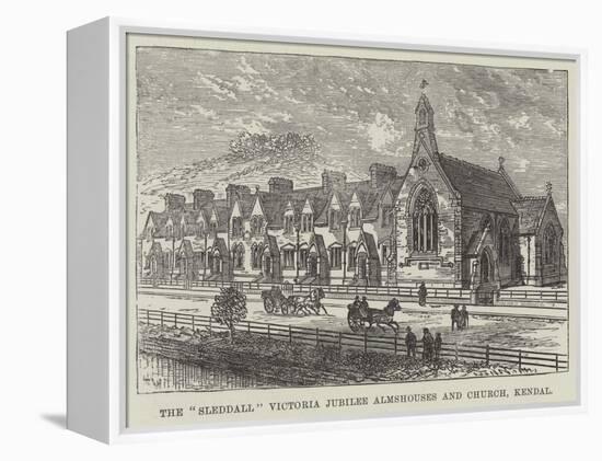 The Sleddall Victoria Jubilee Almshouses and Church, Kendal-Frank Watkins-Framed Premier Image Canvas