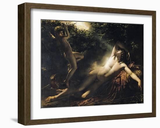 The Sleep of Endymion, 1791-Anne-Louis Girodet de Roussy-Trioson-Framed Giclee Print