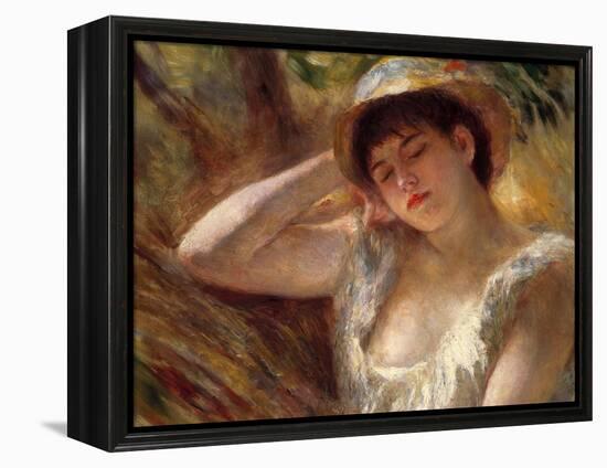 The Sleeper, 1880-Pierre-Auguste Renoir-Framed Premier Image Canvas