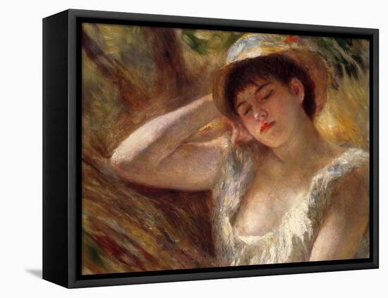 The Sleeper, 1880-Pierre-Auguste Renoir-Framed Premier Image Canvas