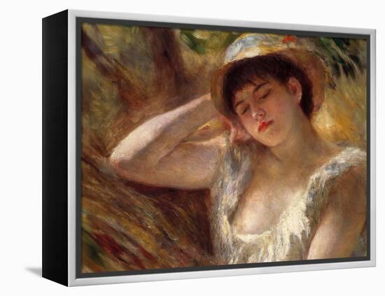 The Sleeper, 1880-Pierre-Auguste Renoir-Framed Premier Image Canvas