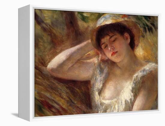 The Sleeper, 1880-Pierre-Auguste Renoir-Framed Premier Image Canvas