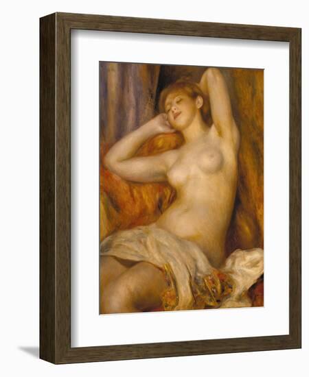 The Sleeper, 1897-Pierre-Auguste Renoir-Framed Giclee Print