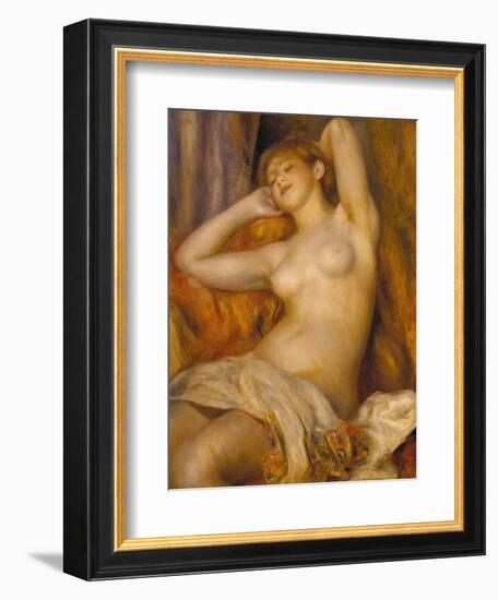 The Sleeper, 1897-Pierre-Auguste Renoir-Framed Giclee Print