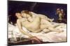The Sleepers (Le Sommei)-Gustave Courbet-Mounted Giclee Print
