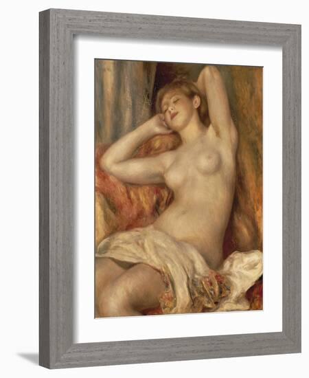 The Sleeping Bather-Pierre-Auguste Renoir-Framed Giclee Print