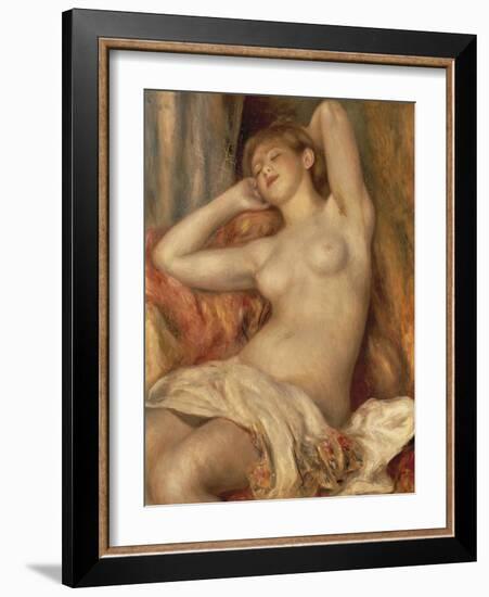 The Sleeping Bather-Pierre-Auguste Renoir-Framed Giclee Print