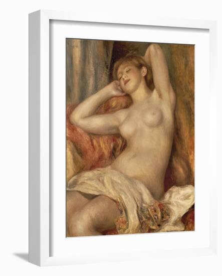 The Sleeping Bather-Pierre-Auguste Renoir-Framed Giclee Print