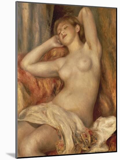 The Sleeping Bather-Pierre-Auguste Renoir-Mounted Giclee Print