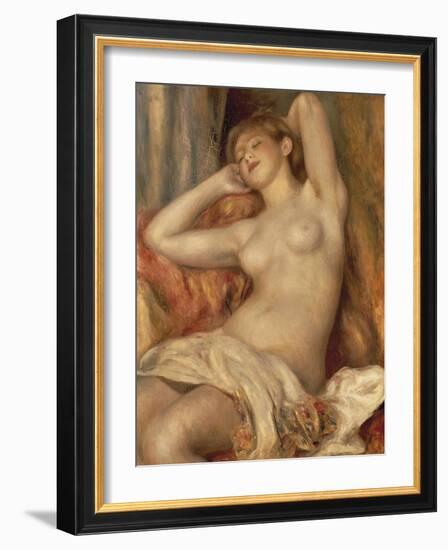 The Sleeping Bather-Pierre-Auguste Renoir-Framed Giclee Print