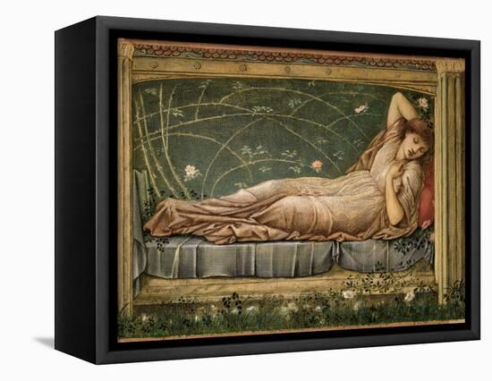 The Sleeping Beauty, 1871-Edward Burne-Jones-Framed Premier Image Canvas