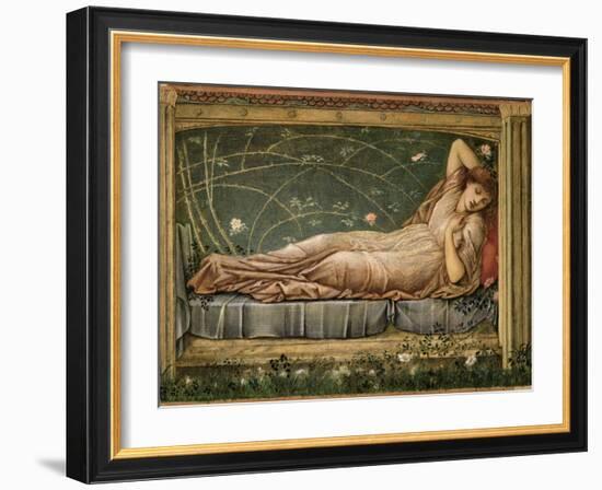 The Sleeping Beauty, 1871-Edward Burne-Jones-Framed Giclee Print