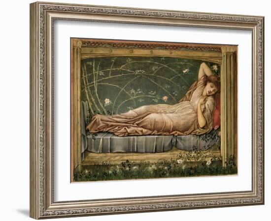 The Sleeping Beauty, 1871-Edward Burne-Jones-Framed Giclee Print