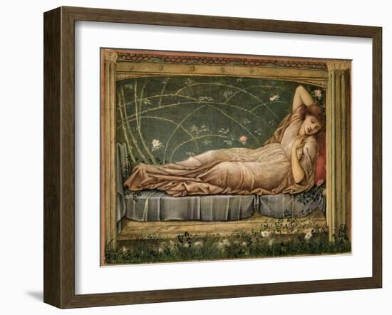 The Sleeping Beauty, 1871-Edward Burne-Jones-Framed Giclee Print