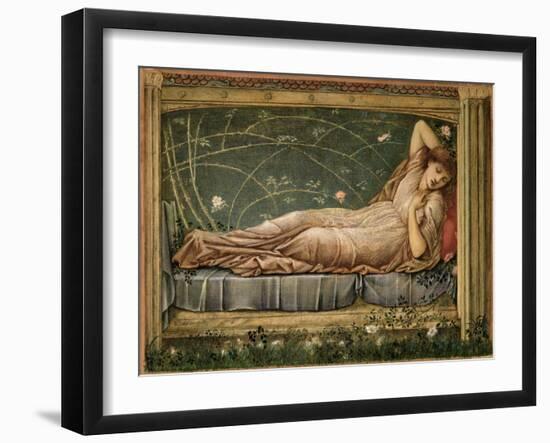 The Sleeping Beauty, 1871-Edward Burne-Jones-Framed Giclee Print