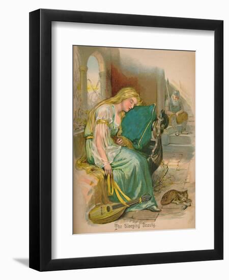 'The Sleeping Beauty', 1903-Unknown-Framed Giclee Print