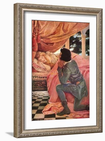 The Sleeping Beauty, 1911-Jessie Willcox-Smith-Framed Giclee Print