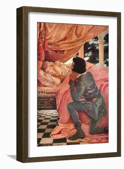 The Sleeping Beauty, 1911-Jessie Willcox-Smith-Framed Giclee Print