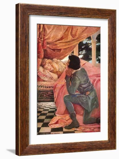 The Sleeping Beauty, 1911-Jessie Willcox-Smith-Framed Giclee Print