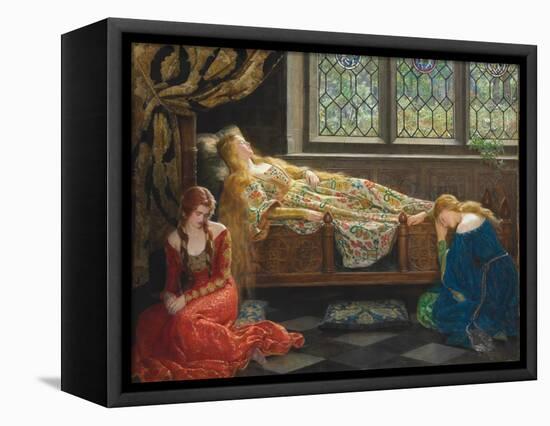 The Sleeping Beauty, 1921-John Collier-Framed Premier Image Canvas