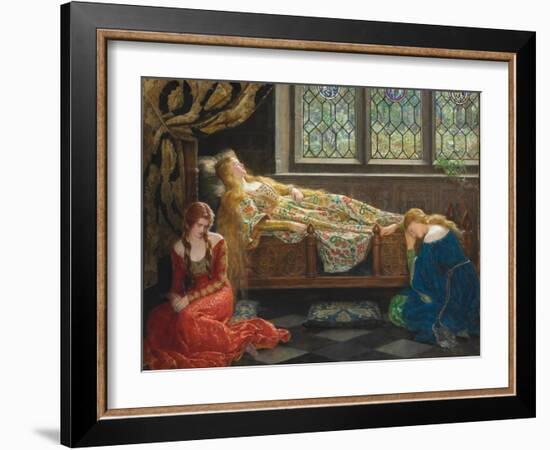 The Sleeping Beauty, 1921-John Collier-Framed Giclee Print