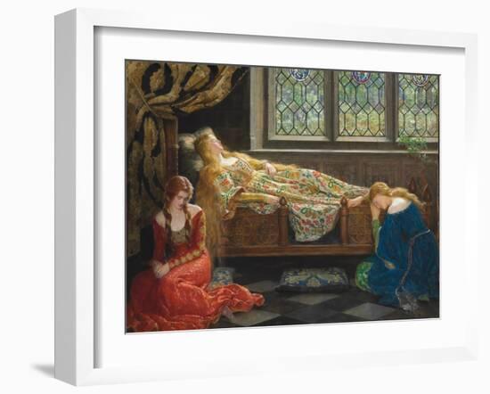 The Sleeping Beauty, 1921-John Collier-Framed Giclee Print