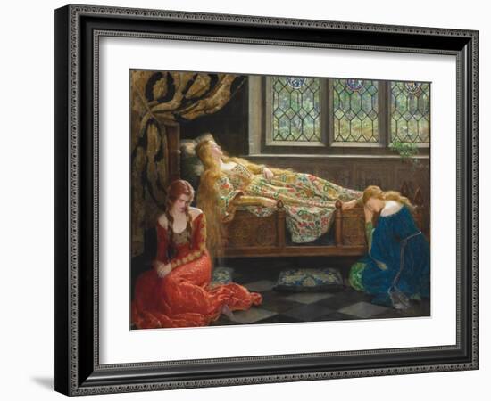 The Sleeping Beauty, 1921-John Collier-Framed Giclee Print