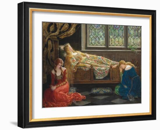 The Sleeping Beauty, 1921-John Collier-Framed Giclee Print