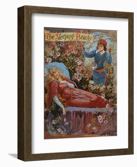 The Sleeping Beauty, Fairy Tales Children's Books Pantomimes Posters, UK, 1910-null-Framed Giclee Print