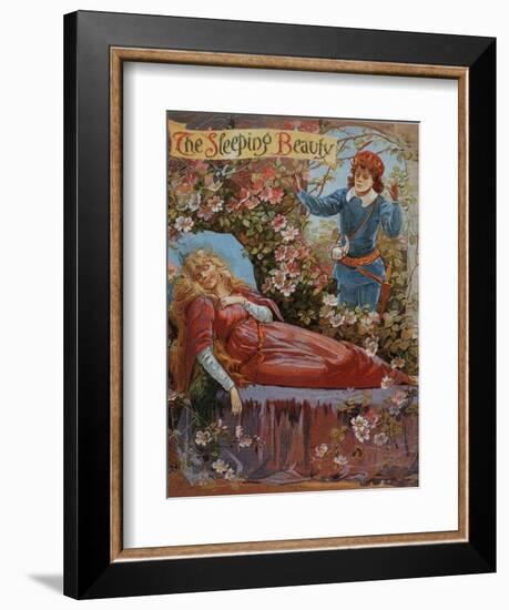 The Sleeping Beauty, Fairy Tales Children's Books Pantomimes Posters, UK, 1910-null-Framed Giclee Print