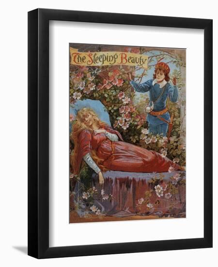 The Sleeping Beauty, Fairy Tales Children's Books Pantomimes Posters, UK, 1910-null-Framed Giclee Print