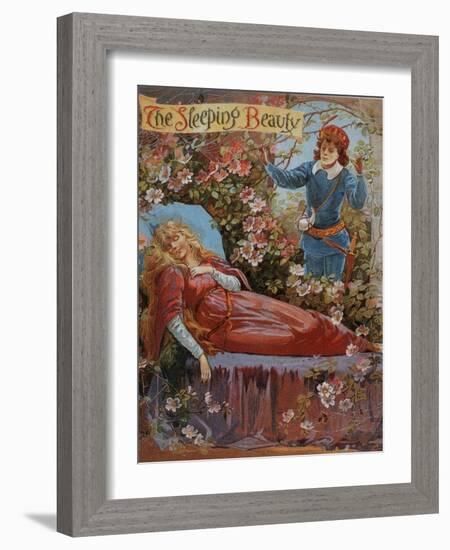 The Sleeping Beauty, Fairy Tales Children's Books Pantomimes Posters, UK, 1910-null-Framed Giclee Print