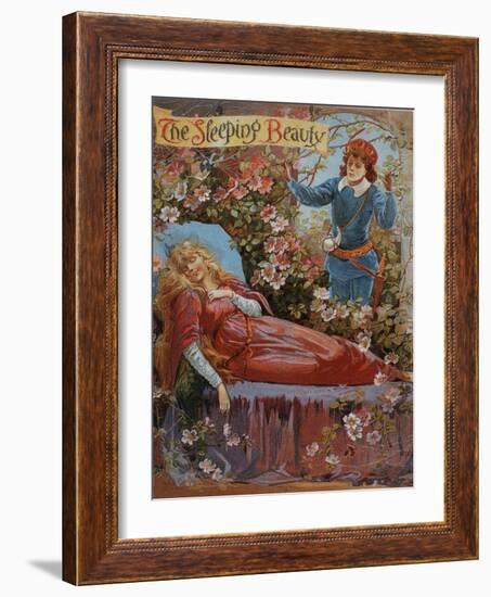 The Sleeping Beauty, Fairy Tales Children's Books Pantomimes Posters, UK, 1910-null-Framed Giclee Print