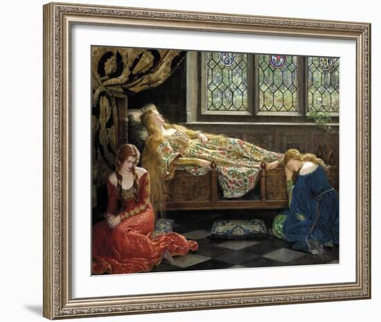 The Sleeping Beauty-null-Framed Giclee Print