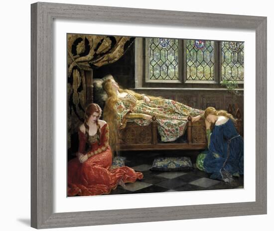 The Sleeping Beauty-null-Framed Giclee Print