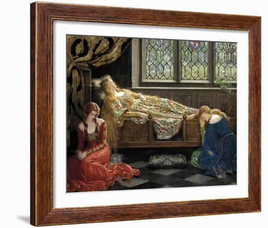 The Sleeping Beauty-null-Framed Giclee Print