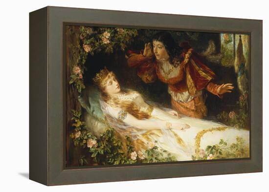 The Sleeping Beauty-Richard Eisermann-Framed Premier Image Canvas