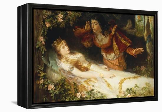 The Sleeping Beauty-Richard Eisermann-Framed Premier Image Canvas