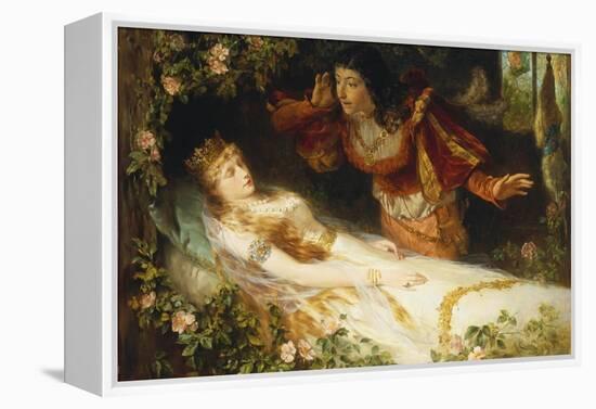 The Sleeping Beauty-Richard Eisermann-Framed Premier Image Canvas