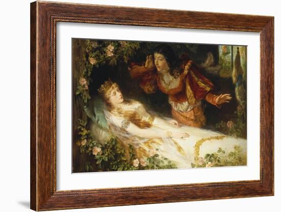 The Sleeping Beauty-Richard Eisermann-Framed Giclee Print