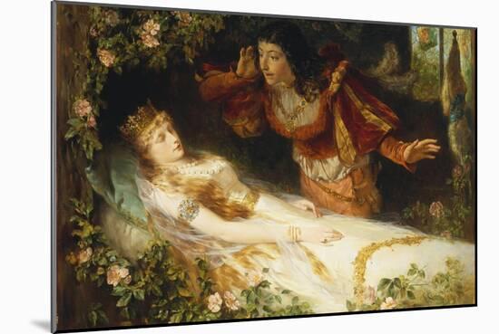 The Sleeping Beauty-Richard Eisermann-Mounted Giclee Print