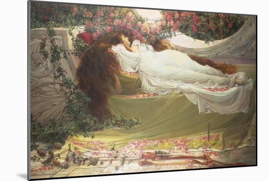 The Sleeping Beauty-Thomas Ralph Spence-Mounted Giclee Print