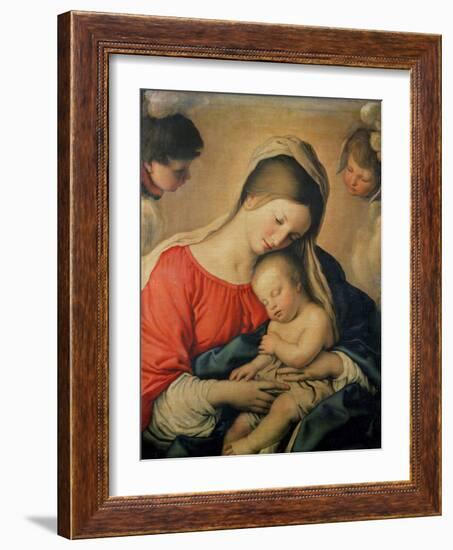 The Sleeping Christ Child-Giovanni Battista Salvi da Sassoferrato-Framed Giclee Print