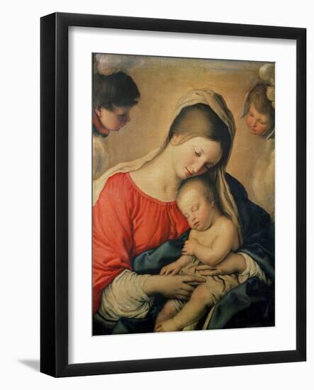 The Sleeping Christ Child-Giovanni Battista Salvi da Sassoferrato-Framed Giclee Print