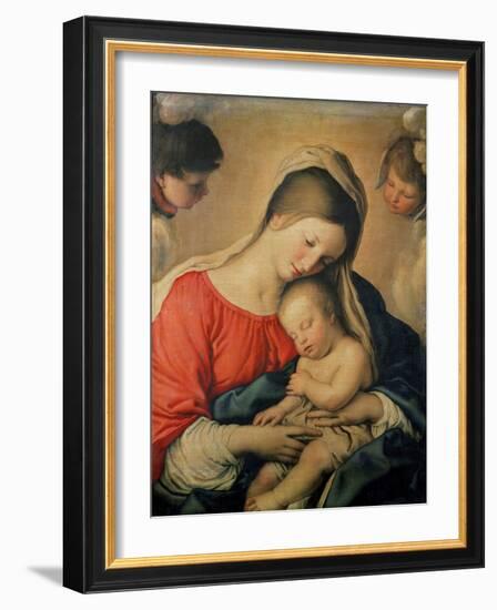 The Sleeping Christ Child-Giovanni Battista Salvi da Sassoferrato-Framed Giclee Print