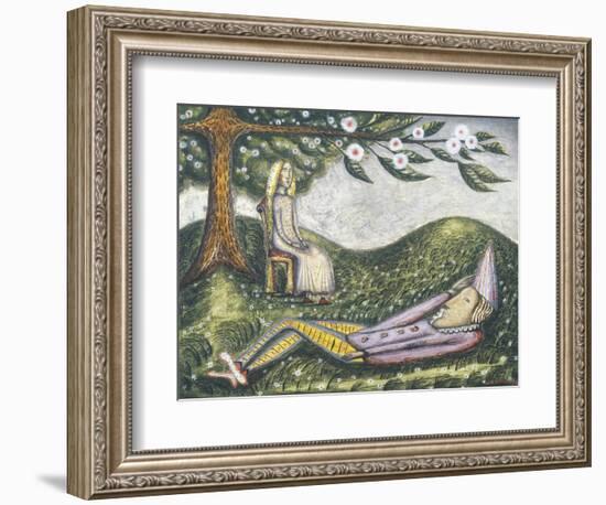 The Sleeping Fool-Cecil Collins-Framed Giclee Print